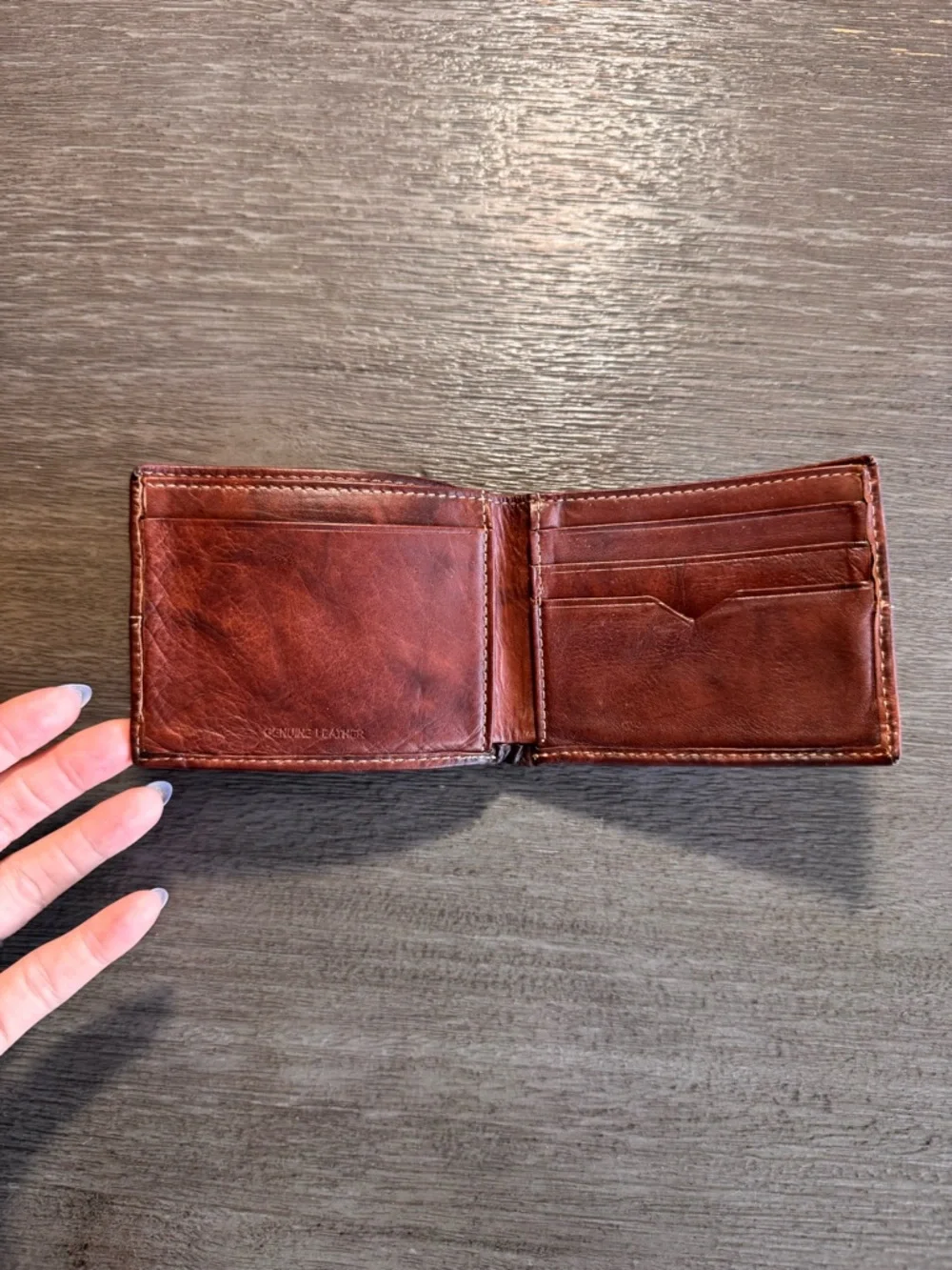 Wilson’s Leather Brown Mens Wallet Fold Over